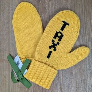 kate spade Yellow Taxi Mittens Gloves